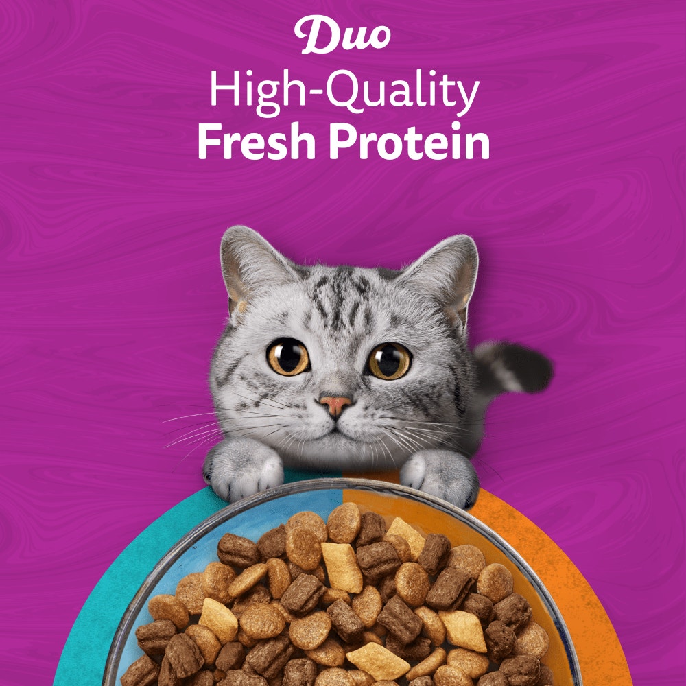 WHISKAS Duo Surf & Turf Adult 7kg, 1.9kg, 800g - 2