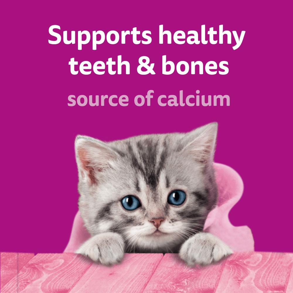 WHISKAS® MILKY TREATS™, 2-12 Month Kitten Treats 50g - 4