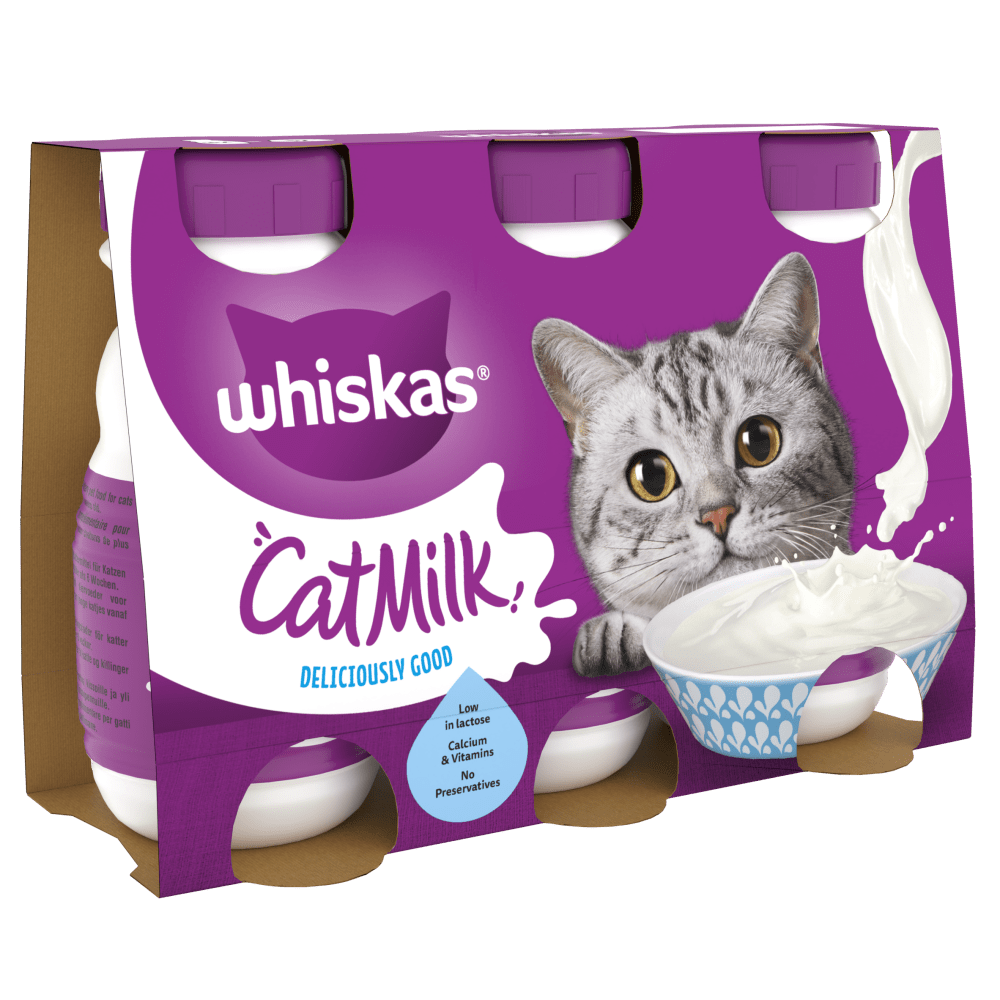 WHISKAS® Cat Milk 200ml, 3 x 200ml - 1