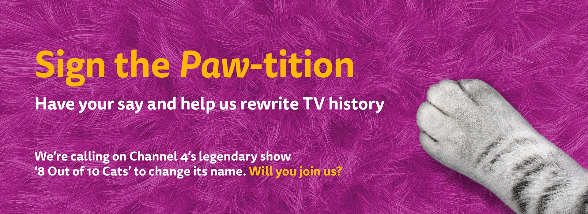 Sign the Paw-tition