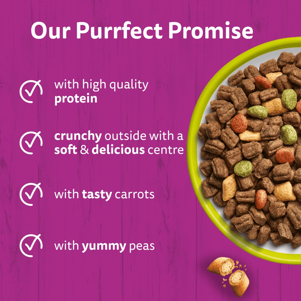 WHISKAS Cat Dry with Lamb Adult 1.9kg, 800g - 3