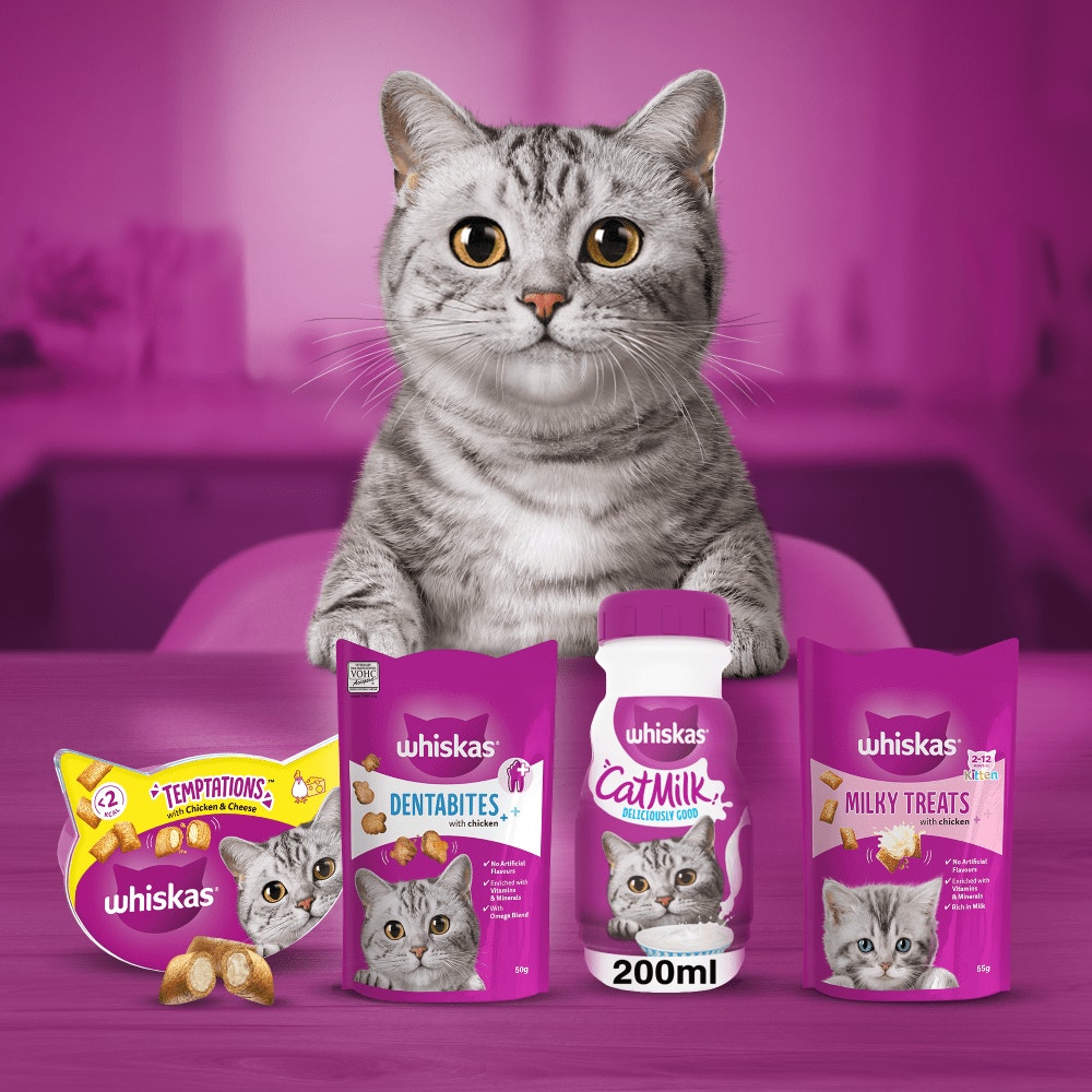WHISKAS® MILK Cat Treat 3x200ml,200ml - 4