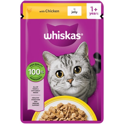 CLASSIC 1+ Adult with Chicken in Jelly Wet Cat Food Pouch