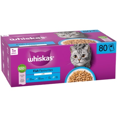 FISH FAVOURITES in Jelly 1+ Adult Wet Cat Food Pouches