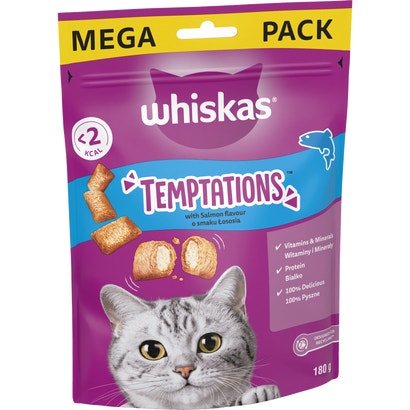 TEMPTATIONS™ with Salmon flavour Adult Cat Treats