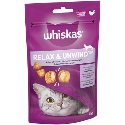 1+ Adult Cat Treats with Chicken Relax & Unwind