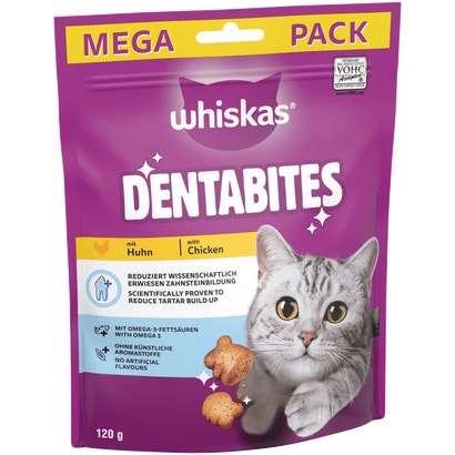 Dentabites Adult Cat Treats with Chicken