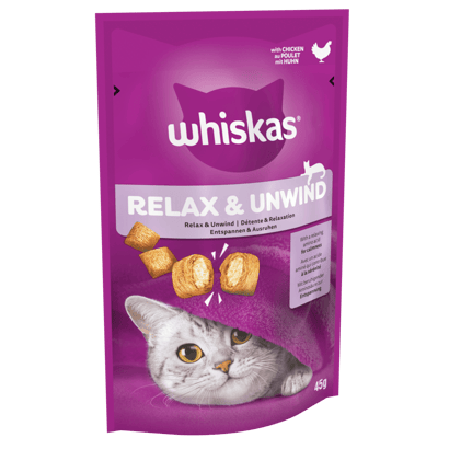 1+ Adult Cat Treats with Chicken Relax & Unwind