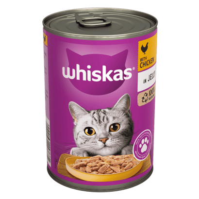 1+ Adult with Chicken in Jelly Wet Cat Food Tin