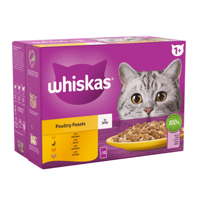 Poultry Feasts in Jelly 1+ Adult Wet Cat Food Pouches
