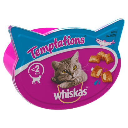 TEMPTATIONS™ with Salmon flavour Adult Cat Treats