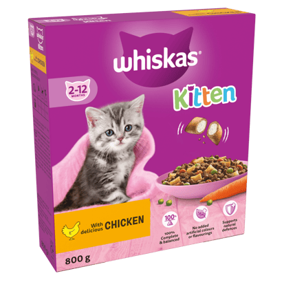 Kitten 2-12 Months with Chicken Dry Kitten Food