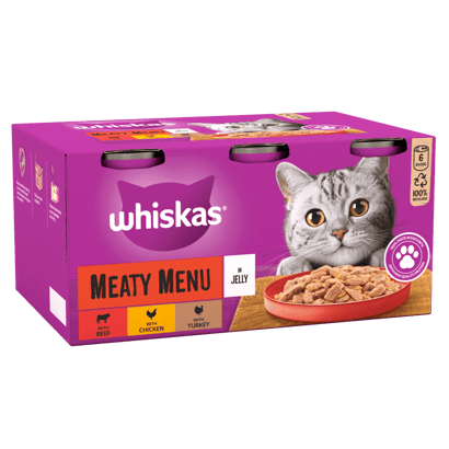 1+ Adult Meaty Menu in Jelly Adult Wet Cat Food Tin