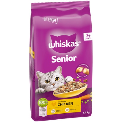 Senior 7+ with Chicken Dry Cat Food