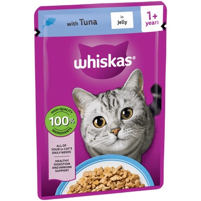 CLASSIC 1+ Adult with Tuna in Jelly Wet Cat Food Pouch