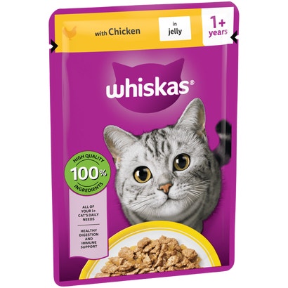 CLASSIC 1+ Adult with Chicken in Jelly Wet Cat Food Pouch