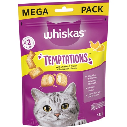 TEMPTATIONS™ with Chicken & Cheese Adult Cat Treats