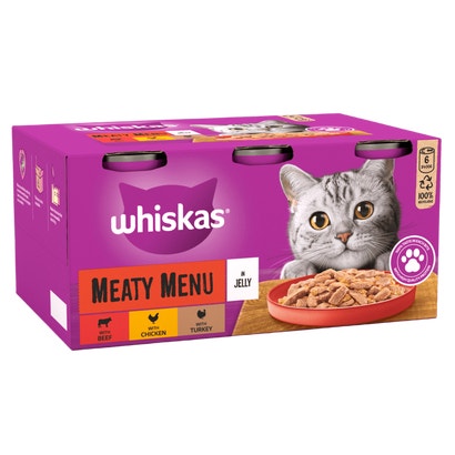 1+ Adult Meaty Menu in Jelly Adult Wet Cat Food Tin