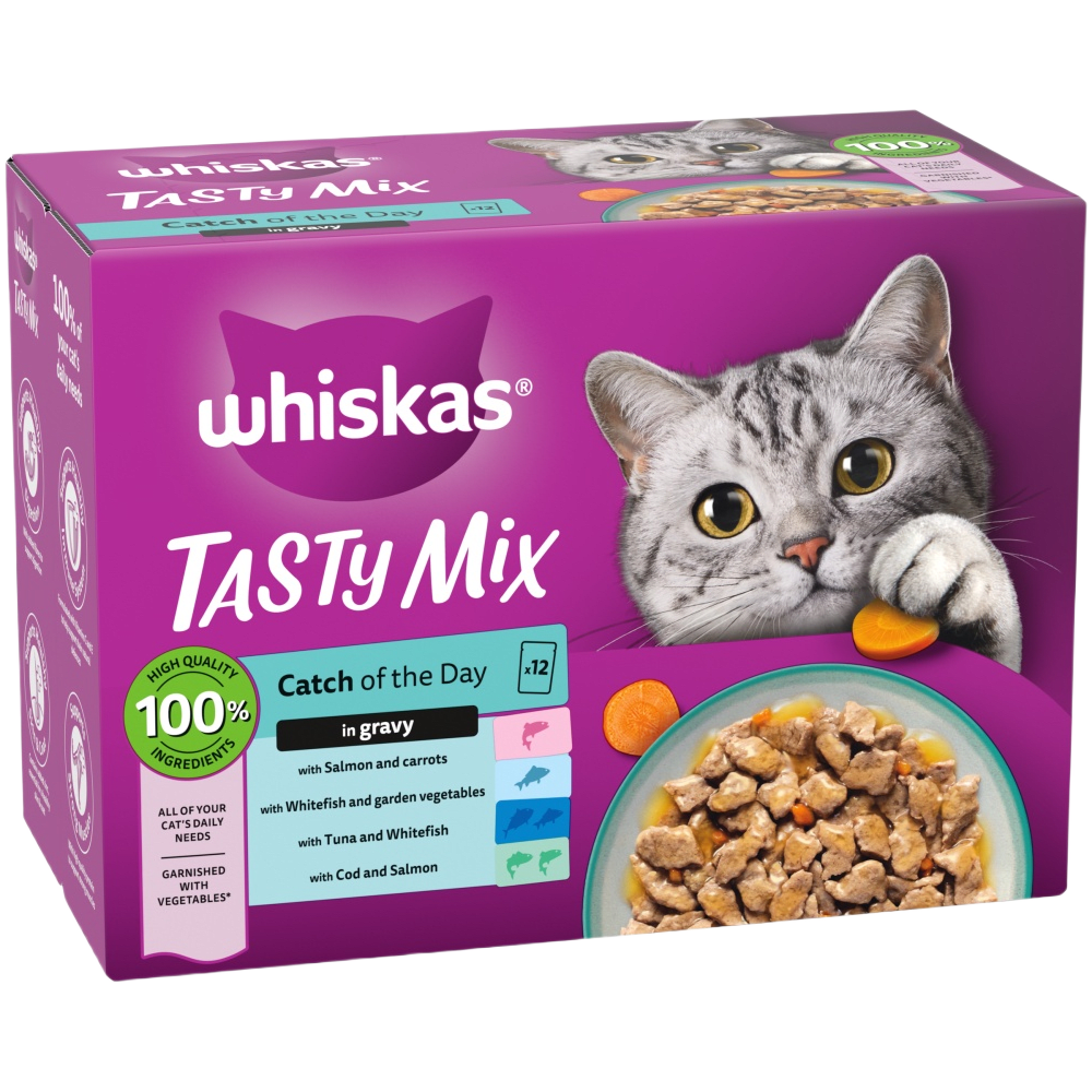 FISH FAVOURITES Catch of the Day in Gravy 1+ Adult Wet Cat Food Pouches