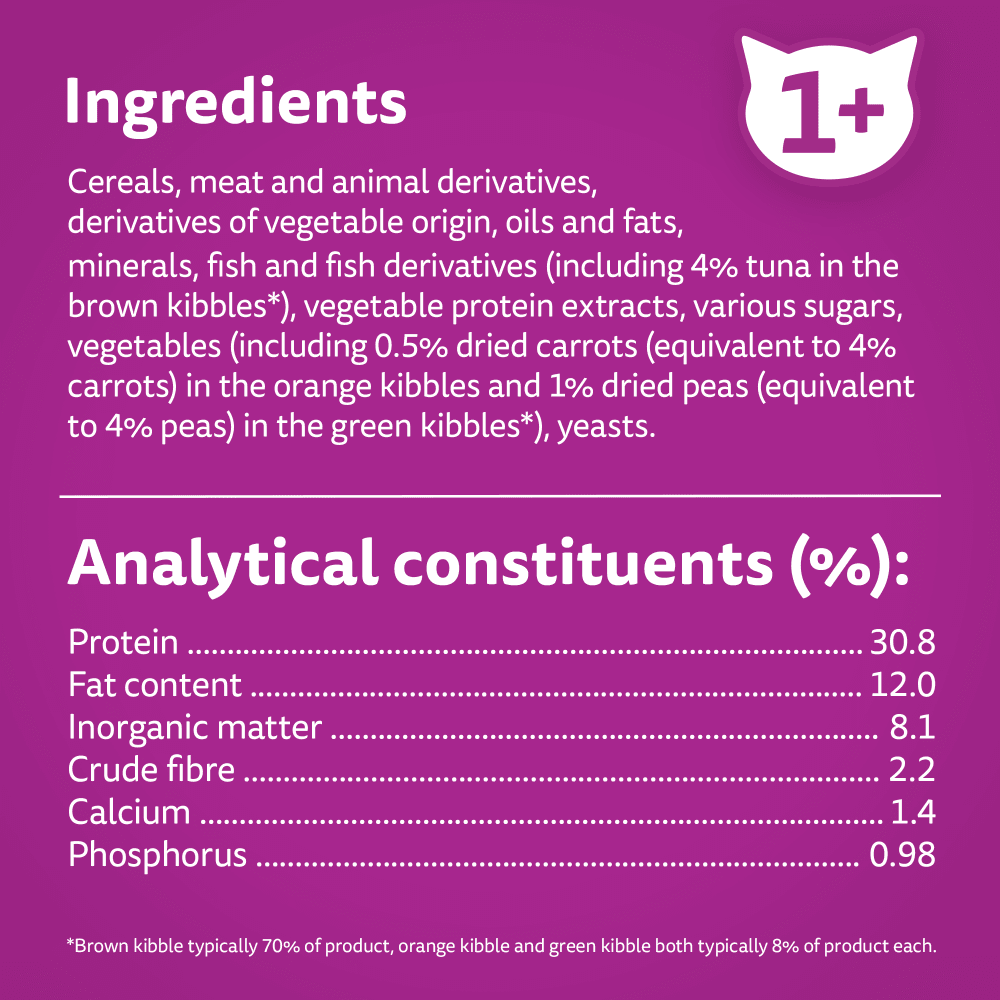 WHISKAS® Cat Dry with Tuna Adult 7kg,1.9kg,800g,300g - 4