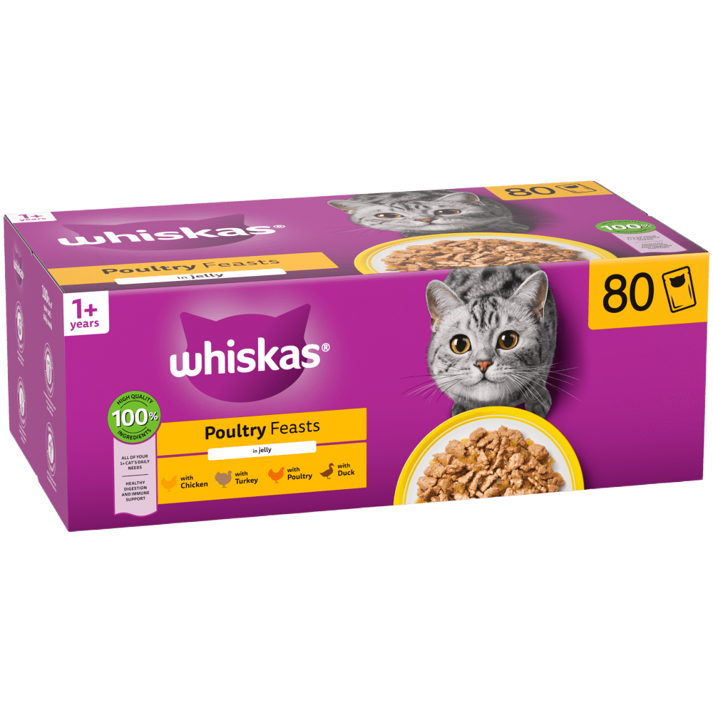 POULTRY FEASTS in Jelly 1+ Adult Wet Cat Food Pouches