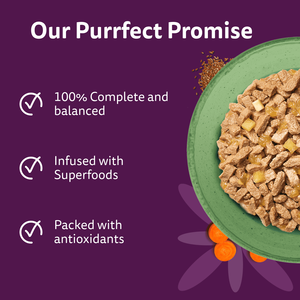 WHISKAS SUPERFOODS Mixed in Jelly Adult Wet Cat Food Pouch 6x50g, 15x50g - 3