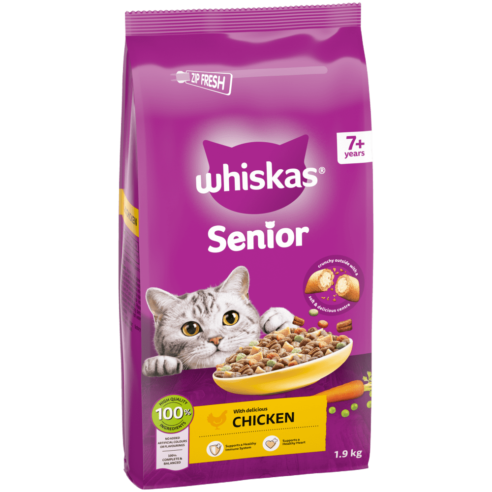 Senior 7+ with Chicken Dry Cat Food